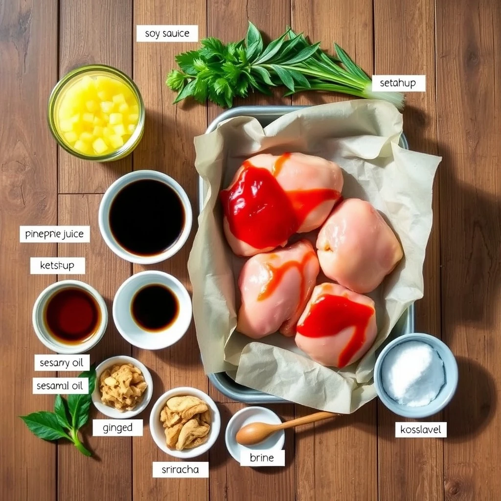 Huli Huli Chicken ingredients