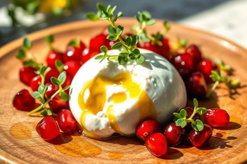 Burrata Pomegranate Salad: A Fresh and Vibrant Delight