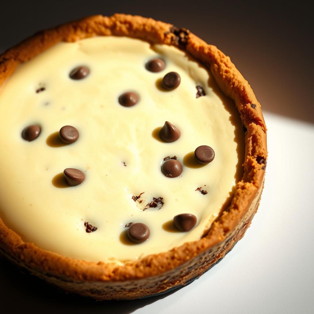 chocolate chip cookie crust cheesecake