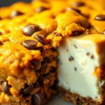 chocolate chip cookie crust cheesecake